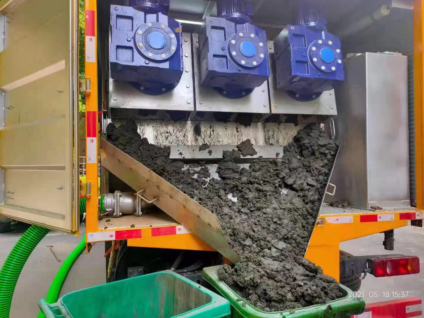 阜平化粪池清掏城市维护站-泥浆净化干湿分离处理